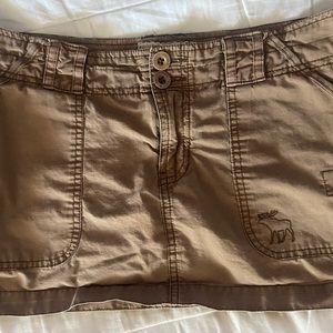 Abercrombie & Fitch khaki skirt